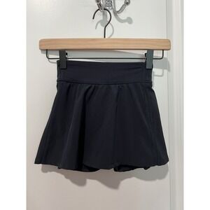 90 Degree By Reflex Girls Athletic Skirt Size Small (7-8) Navy Blue Tennis